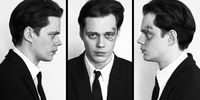 Bill Skarsgård as Clark. Production still from Clark. Image: Eric Broms / courtesy of Netflix