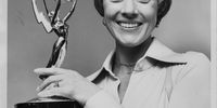 Actress Julie Andrews holding her Emmy Award, London, June 6th 1973. (Photo by Central Press/Hulton Archive/Getty Images)