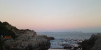 Sunset at Fick's Pool restaurant, Hermanus. April 2022 in Hermanus, Western Cape. Image: Glenda Crofton