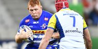 Stormers prop Steven Kitshoff, seen here in Champions Cup action against Clermont Auvergne, is back to lead the side in the URC after a month-long Bok training camp. (Photo: Ashley Vlotman/Gallo Images)