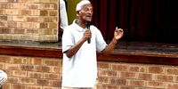 A 75-year-old resident vents his anger at a community meeting in Phoenix on 27 January 2024. (Photo: eThekwini Municipality)