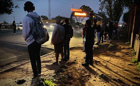 The township at dawn: A quiet order in the morning rush