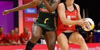 SA'S Khanyisa Chawane and Clare Jones of Wales compete during the Netball World Cup 2023 Pool C match. (Photo:  Ashley Vlotman/Gallo Images/Netball World Cup 2023 via Getty Images)