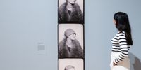 Photomaton portrait of Lee Miller. (Photograph: Lee Miller at Tate Britain, 2025)
