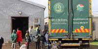 Gift of the Givers delivers humanitarian aid in Middelpos, Saldanha on 26 June 2025. (Photo: Kristin Engel)
