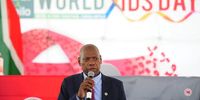 Former Minister of Health Dr Zweli Mkhize during the World AIDS Day event in Soweto earlier. (Photo: Denvor de Wee / Spotlight)