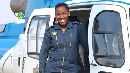 Aviation trailblazer Lieutenant-Colonel Khunou is breaking barriers in a male-dominated industry