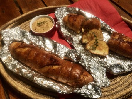 Bacon butter & bacon butter foil bread