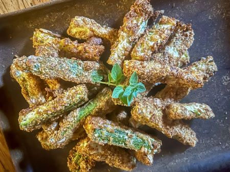 What’s cooking today: Breaded courgettes in your air fryer