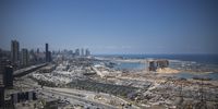 Destroyed buildings are visible a day after a massive explosion occurred at the port on Aug. 5, 2020 in Beirut, Lebanon. As of Wednesday morning, more than 100 people were confirmed dead, with thousands injured, when an explosion rocked the Lebanese capital. Officials said a waterfront warehouse storing explosive materials, reportedly 2,700 tons of ammonium nitrate, was the cause of the blast. (Photo by Daniel Carde/Getty Images)