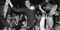 A jubilant Dr Selma Browde is chaired by a cheering mob of Progressive Party supporters at 1am after her 278-vote victory over Alec Jaffe, UP in Ward 22 was announced on 2 March 1972 in South Africa. Dr Browde is the first Progressive Party candidate to win an election since Helen Suzman gained her Houghton seat. (Photo: Gallo Images / Rand Daily Mail/ Times Media / Dennis Gordon)
