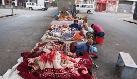 The homeless/ huddled/ homeless of Johannesburg's Berea street