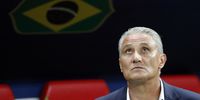 Brazil's coach Tite during the FIFA World Cup 2018 quarter final soccer match between Brazil and Belgium in Kazan, Russia, 06 July 2018.  EPA-EFE/SERGEY DOLZHENKO
