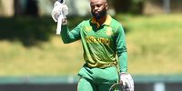 Temba Bavuma (captain) of South Africa celebrates scoring a century in the first One Day International match against India at Boland Park in Paarl on 19 January 2022. The Proteas won by 31 runs. (Photo: Ashley Vlotman / Gallo Images)