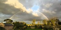 The evening of the day the Queen died. Melton Mowbray UK. Photographer: Mike Woodford