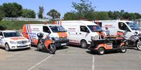 Ambulances supplied by one of Thapelo Buthelezi's companies, EMS. (Photo: @RSASIU/X)