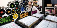 Jacques Vosloo runs MABU VINYL, an iconic South African record store in Long Street.<br>(Photo: Brenton Geach)