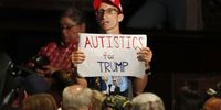Supporters of former US president Donald Trump's running mate, Ohio republican senator and vice presidential candidate J.D. Vance gather for a campaign rally at Middletown High School in his hometown, Middletown, Ohio, USA, 22 July 2024.  EPA-EFE/DAVID MAXWELL