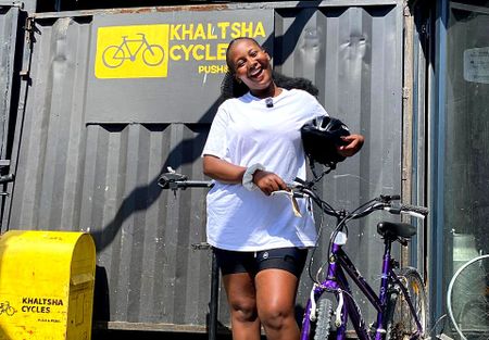 How cycling lessons in Khayelitsha helped a young person overcome her fear of failing