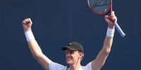 Kevin Anderson of South Africa celebrates match point against Jiri Vesely of the Czech Republic during their singles first-round match at the 2021 US Open at the Billie Jean King National Tennis Center in Flushing Meadows, New York on 30 August 2021. (Photo: Matthew Stockman / Getty Images)