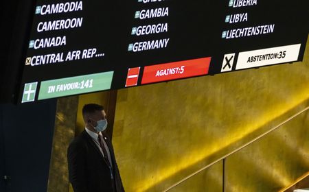 UN majority condemns Russia's aggression on Ukraine; South Africa abstains