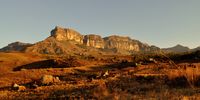 Morning glow in the northern Drakensberg area. Image: Barry Payne<br>