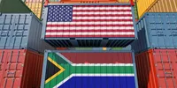 Illustrative image. American and South African flags. (Photo: Supplied)