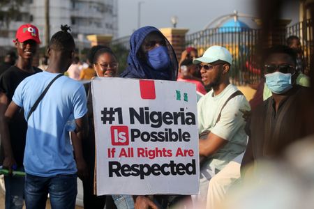 Nigeria's army says it is ready to maintain order as police protests continue