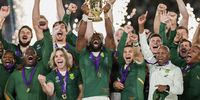 Siya Kolisi lifts the Webb Ellis Cup the Rugby World Cup 2019 Final match between England and South Africa at International Stadium Yokohama on November 02, 2019 in Tokyo, Japan. (Photo: Juan Jose Gasparini/Gallo Images)