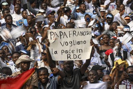 Demonstrators in DRC demand that Pope Francis meet sexual abuse survivors