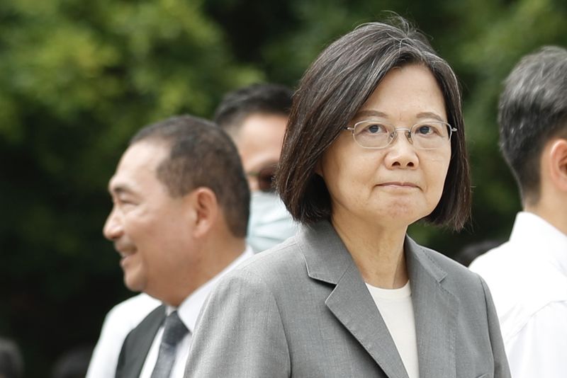 Taiwan president leaves for visit to last African ally Eswatini