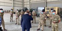 British defence secretary Ben Wallace visits the ‘UK Port Task Group’ in Duqm, September 2020. (Photo: MOD / Twitter)