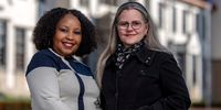 Prof Petra Maass, Associate Professor of Basic Medical Sciences in the Faculty of Health Sciences, and Dr Lucia Meko, Head of the Department of Nutrition and Dietetics in the School of Health and Rehabilitation Sciences, were both part of the Future Professoriate Programme.