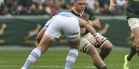 Jasper Wiese of South Africa during The Rugby Championship match between South Africa and Argentina at Hollywoodbets Kings Park on September 24, 2022 in Durban, South Africa. (Photo by Darren Stewart/Gallo Images)