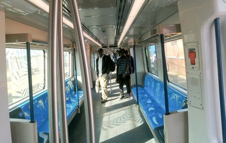 Iconic yellow trains make way for new blue People’s Train, enhancing commuter convenience and safety