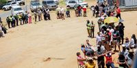 Namibians line up to cast their votes for the presidential and parliamentary elections in Khomas region, Namibia, 27 November 2024. Some 1.4 million people out of a population of 3 million are eligible to cast their ballot to pick the president and members of the National Assembly.   (Photo: EPA-EFE/STR)