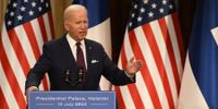 US President Joe Biden during a news conference at the US-Nordic Leaders' Summit in Helsinki, Finland, on 13 July 2023. (Photo: Chris J. Ratcliffe / Bloomberg via Getty Images)