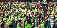 PA Leader Gayton Mckenzie Addresses Party Victory Rally At Athlone Stadium.