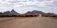 The road to Spitzkoppe Namibia. Photographer: Neville Lance