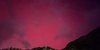 Southern Lights’ Glow on the night sky. Photographer: Matte Madsen