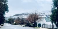 Snow in the town of Lady Grey in the Eastern Cape on 29 June, 2023. The South African Weather Service had warned that the towns of Molteno, Barkly East, Lady Grey and Matatiele could be affected by disruptive snowfall on Thursday. (Photo: Supplied)