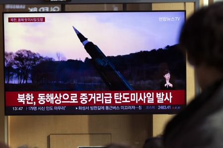 North Korea tests mid-range missile as Blinken visits Seoul