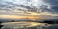 Sunset Reflections in the Camps Bay Tidal Pool. Photographer: Chris von Ulmenstein 