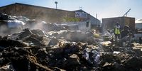 Leftover unrecyclable garbage is burnt once a week. (Photo: Daniel Steyn)