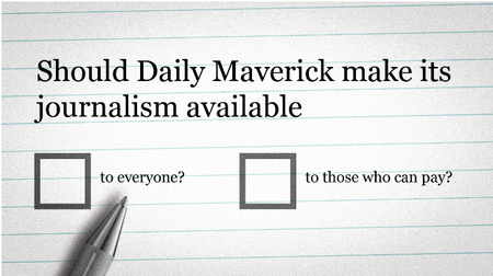 Daily Maverick’s Honesty Box
