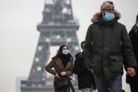 Average daily new Covid-19 infections in France rise to nearly 100,000