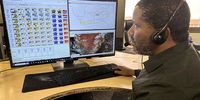 Senior SAWS Forecaster, Puseletso Mofokeng, analysing the coming week’s weather, Monday 23 September 2024. (Photo: SA Weather Service)