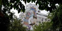A mural by Spanish artists PichiAvo in the Pinheiros neighborhood in Sao Paulo, Brazil, 14 November 2024 (issued 15 November 2024). The city of Sao Paulo, with more than 11 million inhabitants, is portrayed as a 'concrete jungle' but its murals combine street art with concrete.  EPA-EFE/Sebastiao Moreira