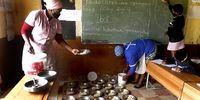 School meals as part of the National School Nutrition Programme at Soga Primary School near Qolora on the Eastern Cape’s Wild Coast. (Photo: Black Star / Spotlight)