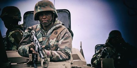 Five in military weapons theft case walk free